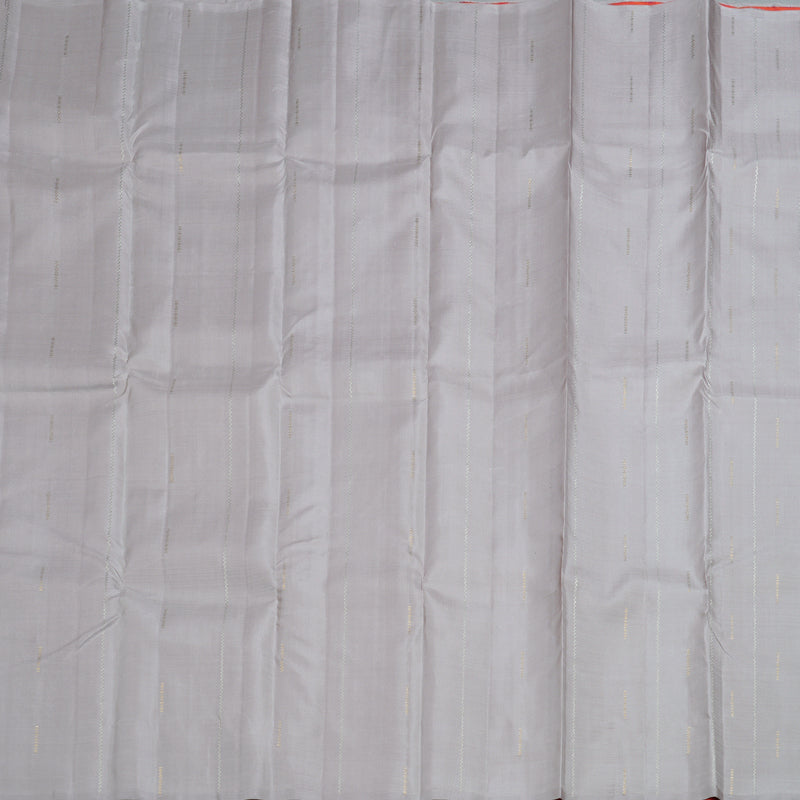 Hayagrivas Silver Grey Handloom Kanjivaram Silk Saree BBD1122K16-1