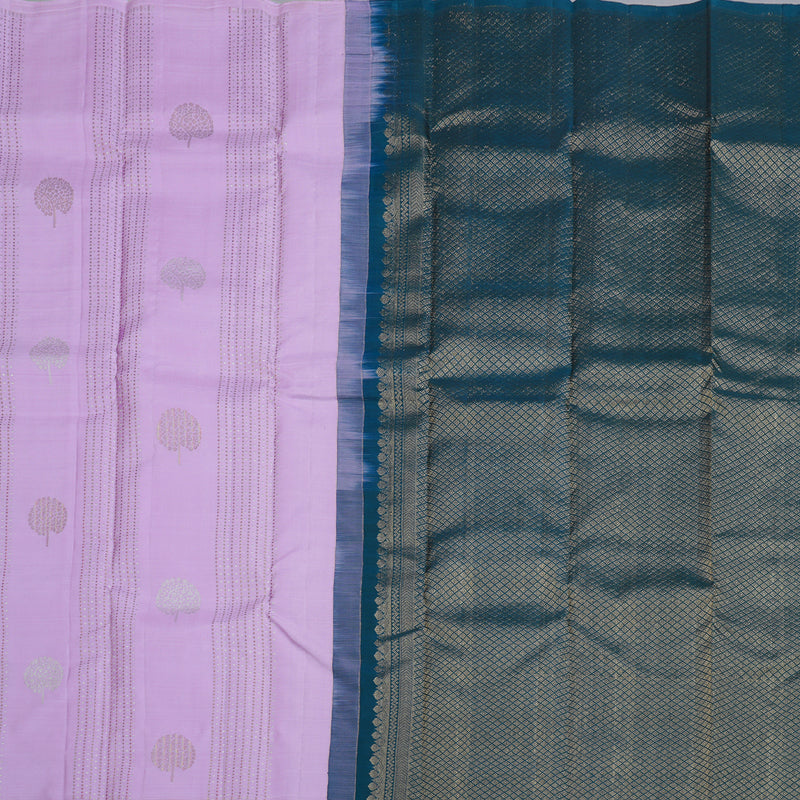 Hayagrivas Lavender Handloom Kanjivaram Silk Saree BBD1122K9-1