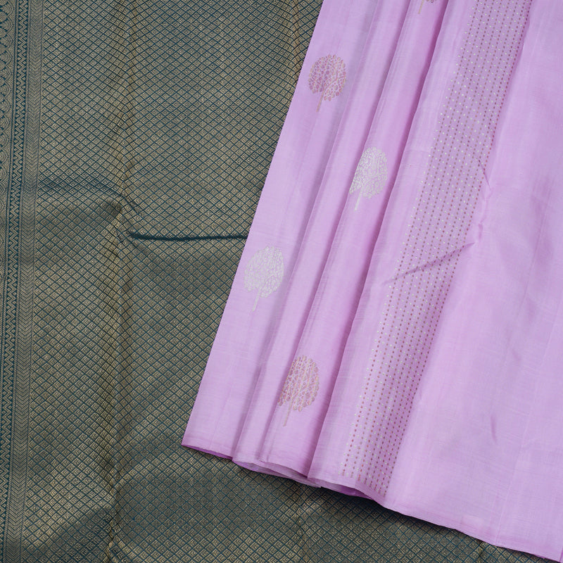 Hayagrivas Lavender Handloom Kanjivaram Silk Saree BBD1122K9-1