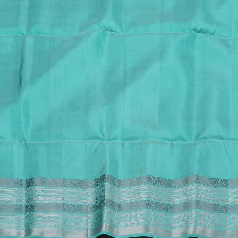 Hayagrivas Handloom Soft Silk Saree in Enchanting Sea Blue Color BBD1127K14-1