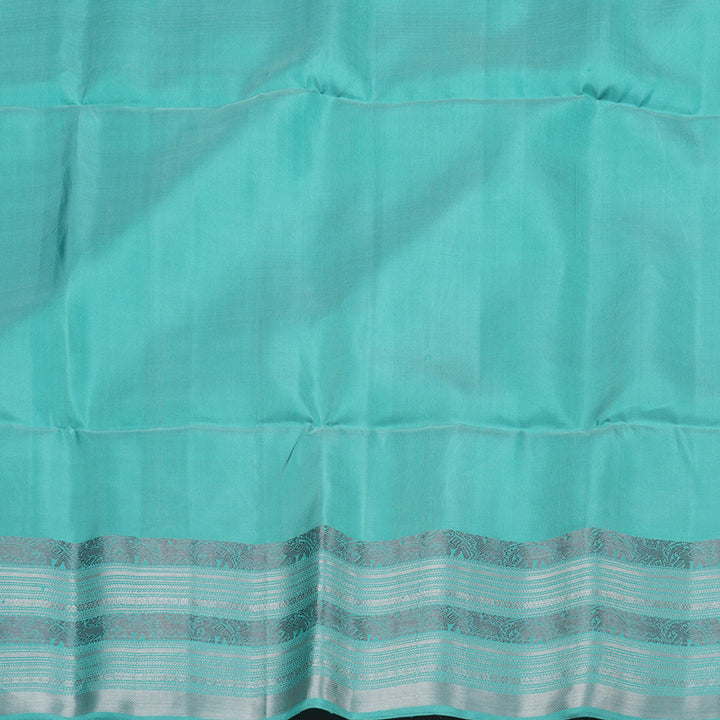 Hayagrivas Handloom Soft Silk Saree in Enchanting Sea Blue Color BBD1127K14-1