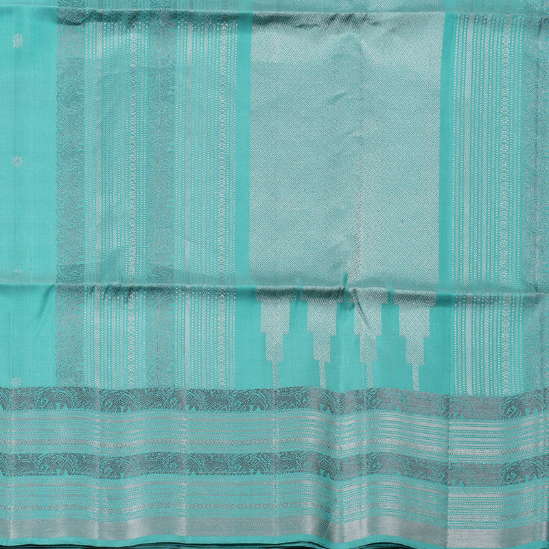 Hayagrivas Handloom Soft Silk Saree in Enchanting Sea Blue Color BBD1127K14-1