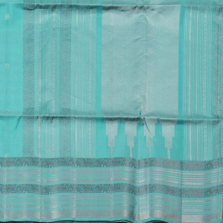 Hayagrivas Handloom Soft Silk Saree in Enchanting Sea Blue Color BBD1127K14-1
