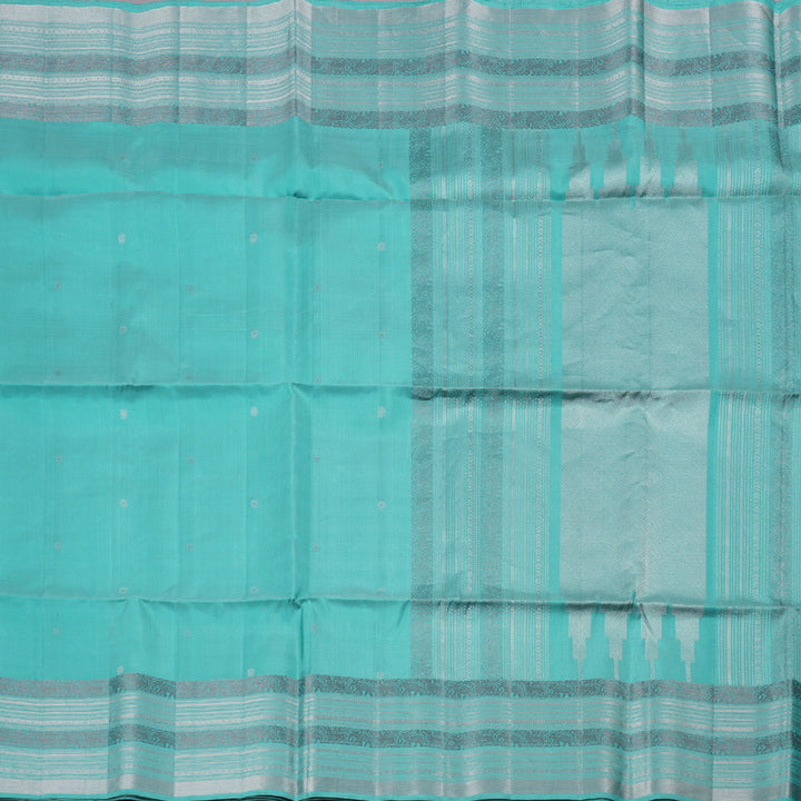 Hayagrivas Handloom Soft Silk Saree in Enchanting Sea Blue Color BBD1127K14-1