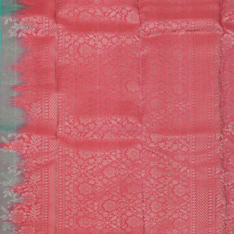 Hayagrivas Handloom Soft Silk Saree in Vibrant Sky Blue BBD1127K9-1