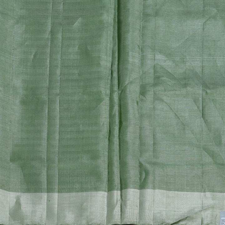 Hayagrivas Light Ealichi Green Tissue Handloom Kanjivaram Soft Silk Saree BBD1130K4-2