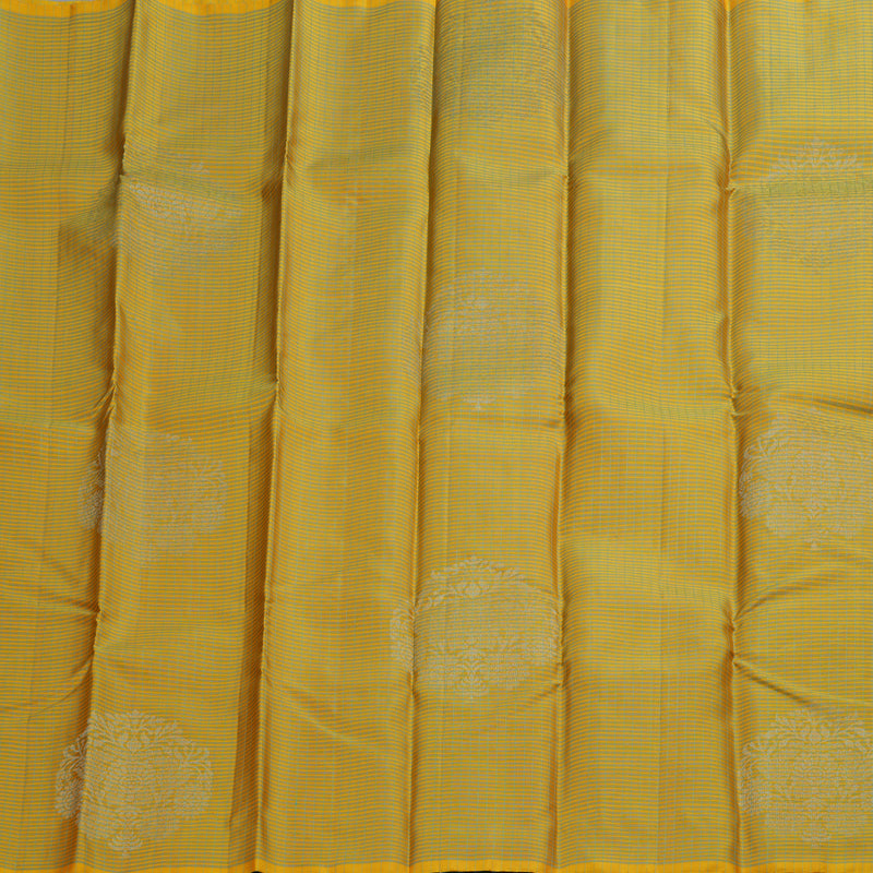 Hayagrivas Yellow Thread Checks Soft Silk Saree BBD1130K5-10