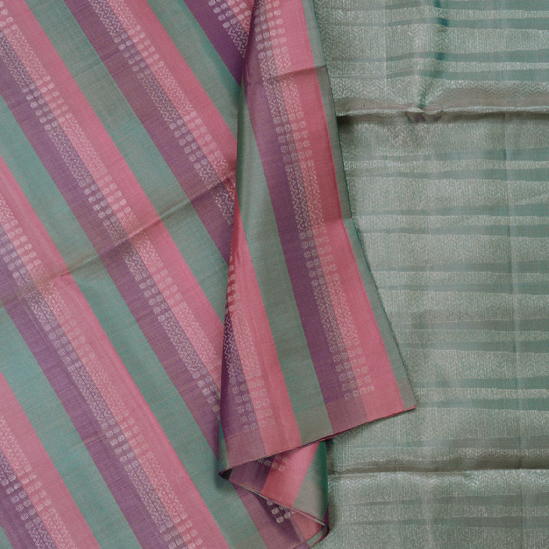 Hayagrivas Multi Color Handloom Soft Silk Saree BBD1130K5-6