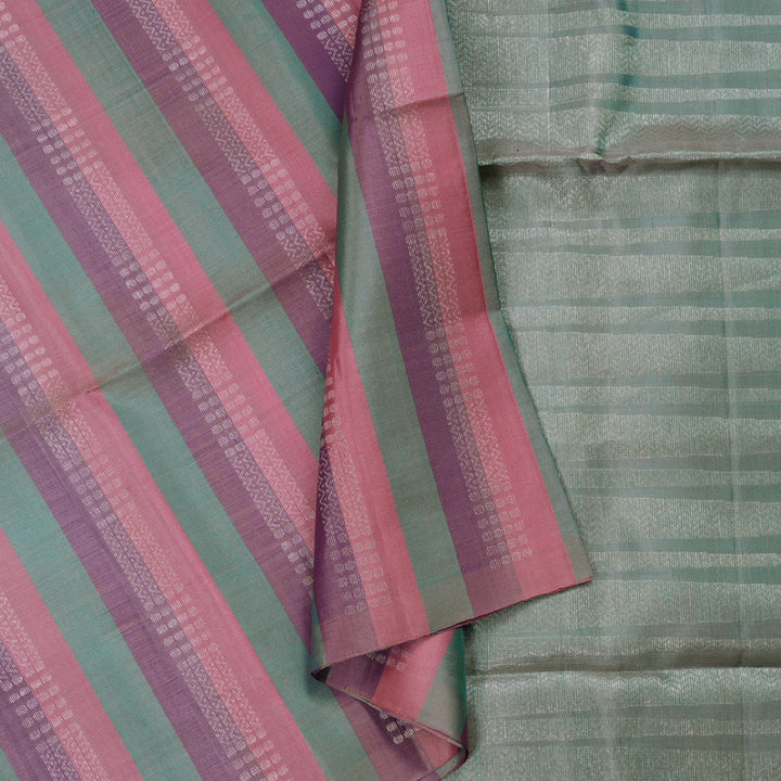 Hayagrivas Multi Color Handloom Soft Silk Saree BBD1130K5-6