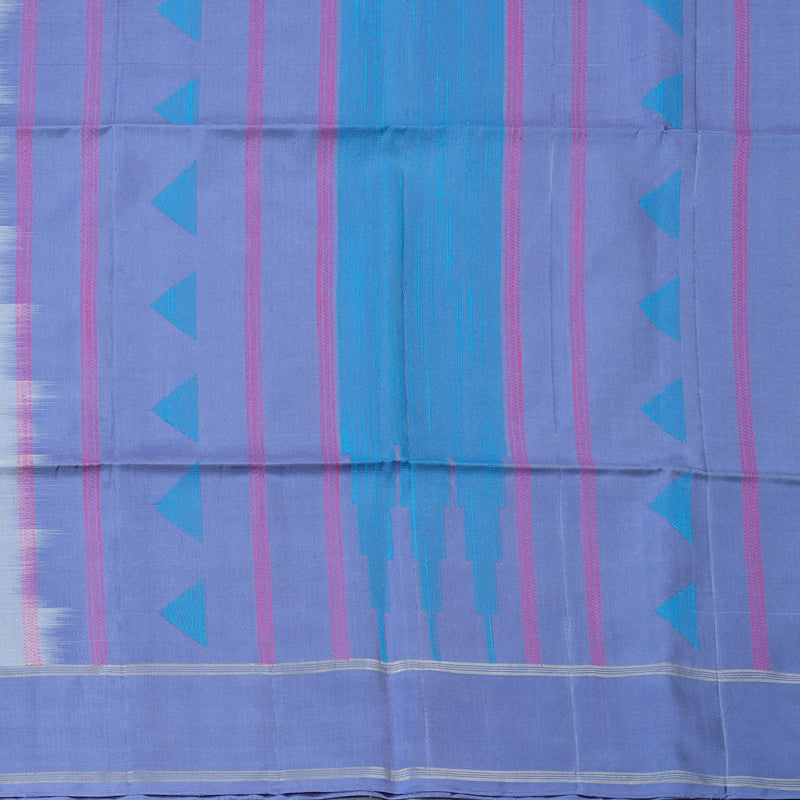 Hayagrivas Handloom Soft Silk Saree in Ethereal Half White BBD1131K1-22