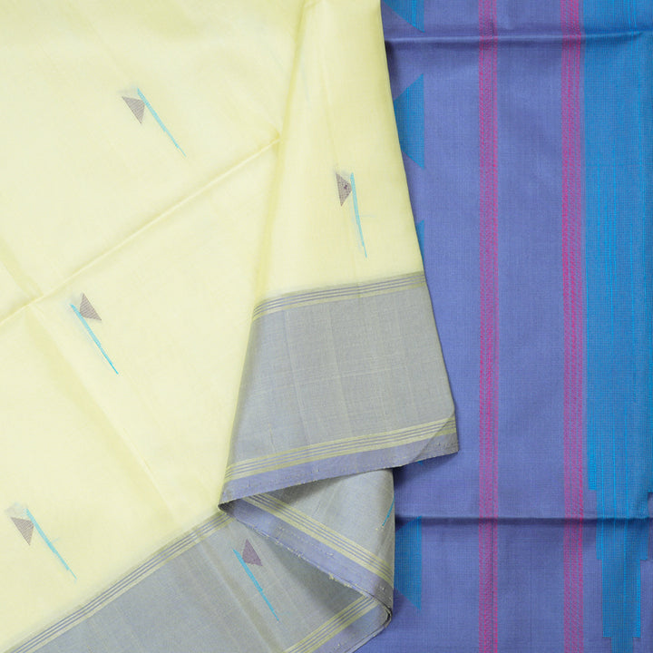 Hayagrivas Handloom Soft Silk Saree in Ethereal Half White BBD1131K1-22