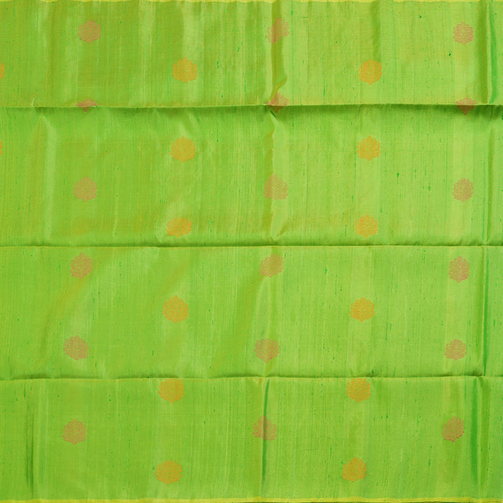 Hayagrivas Bright Fluorescent Green Handloom Soft Silk Saree BBD1131K1-53