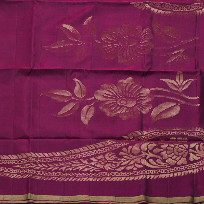Hayagrivas Muppagam (Teal Bue,Purple And Plum Purple) Handloom Soft Silk Saree BBD1131K3-19