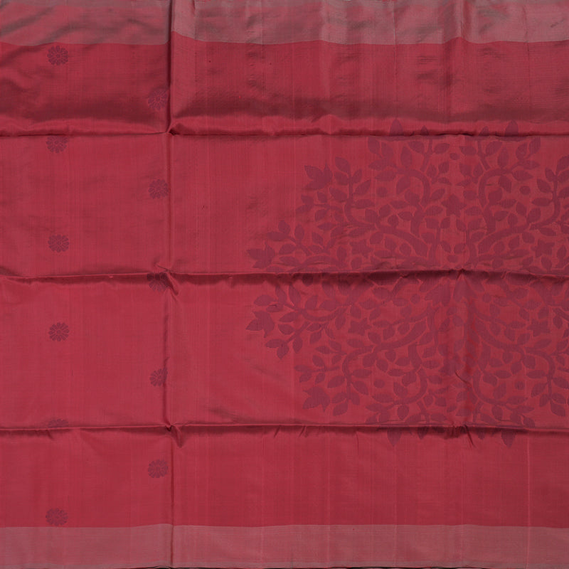 Hayagrivas Handloom kanjivaram soft silk saree in Dark maroon BBD1131K3-8