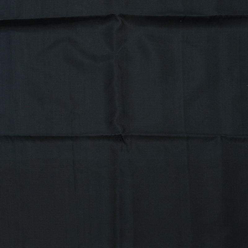 Hayagrivas Handloom White & Grey Ikkat Soft Silk Saree with Black Border BBD1131K4-2