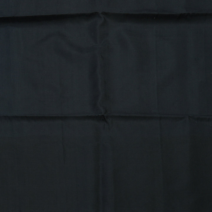 Hayagrivas Handloom White & Grey Ikkat Soft Silk Saree with Black Border BBD1131K4-2