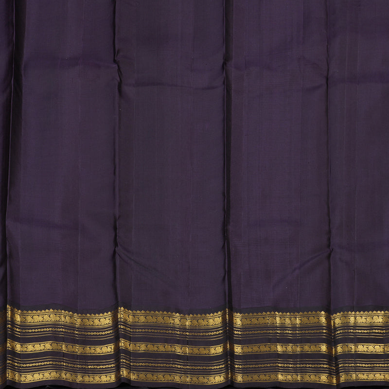 Hayagrivas Handloom Kanjivaram Silk Saree in Sandal Muted Checks BBD1140K3-1
