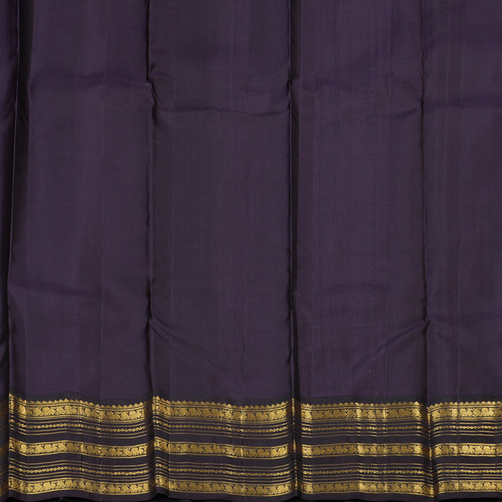 Hayagrivas Handloom Kanjivaram Silk Saree in Sandal Muted Checks BBD1140K3-1