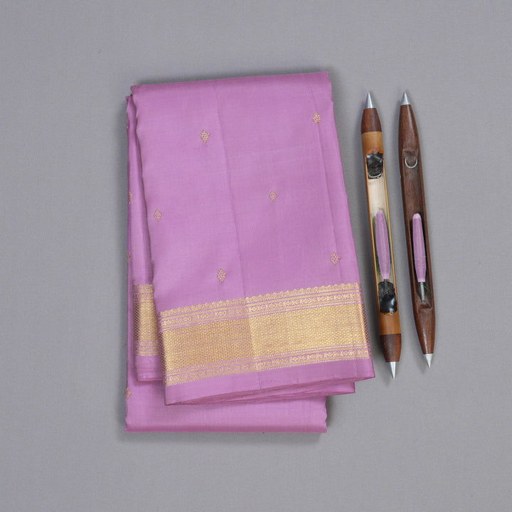 Hayagrivas Lavender Handloom Kanjivaram Silk Saree BBD1146K2-1