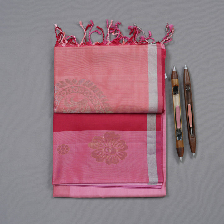 Hayagrivas Multi Color Checks Handloom Soft Silk Saree BBD1150K3-7