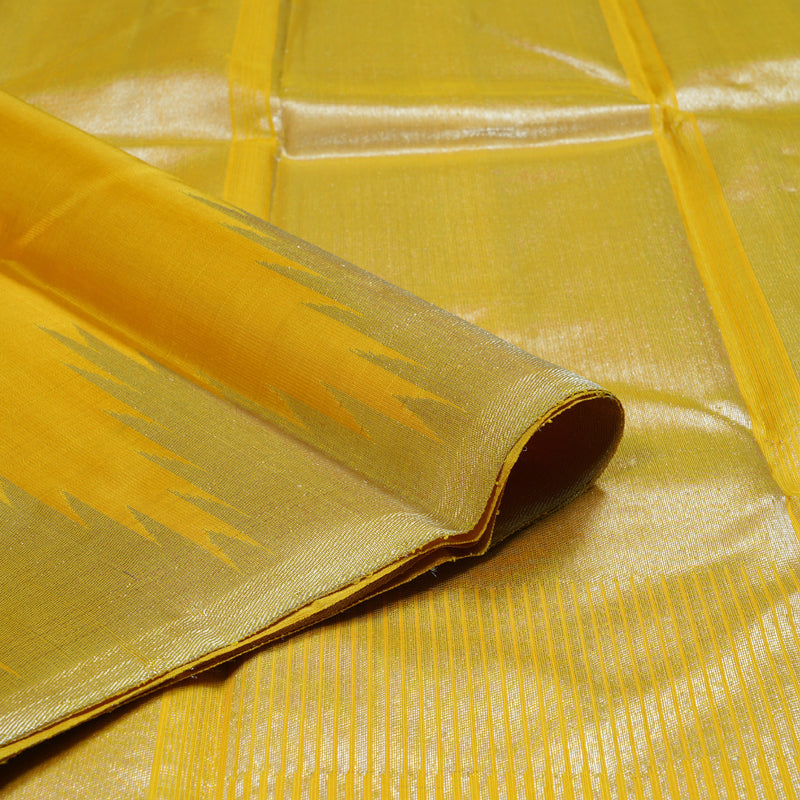 Hayagrivas Yellow Handloom Kanjivaram Silk Saree BBD1153K2-1