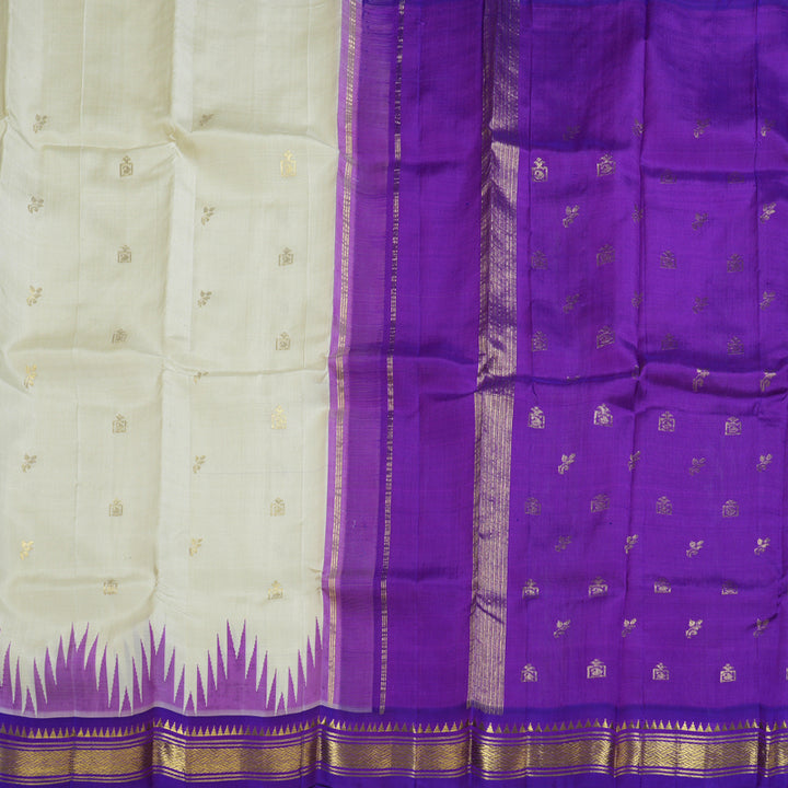 Hayagrivas Handloom Korvai One Side Border Kanjivaram Silk Saree BBD1160K1-8