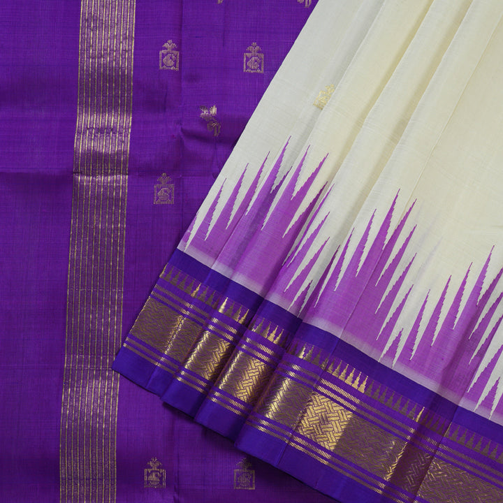 Hayagrivas Handloom Korvai One Side Border Kanjivaram Silk Saree BBD1160K1-8