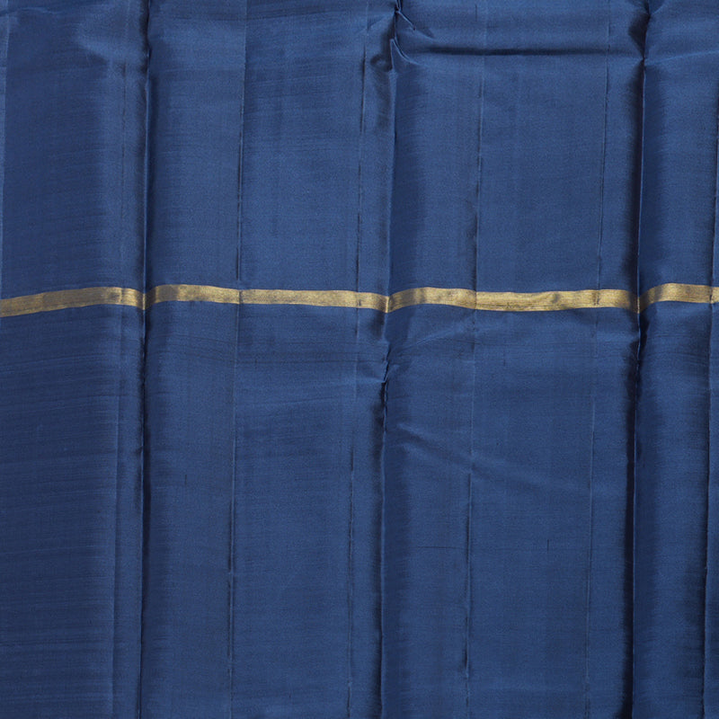 Hayagrivas Mubagam(Lilac,Grey And Blue) Handloom Kanjivaram Silk Saree BBD1162K1-14