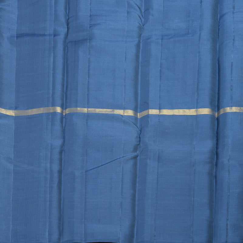 Hayagrivas Mubagam (Lilac,Grey And Peacock Blue) Handloom Kanjivaram Silk Saree BBD1162K1-15