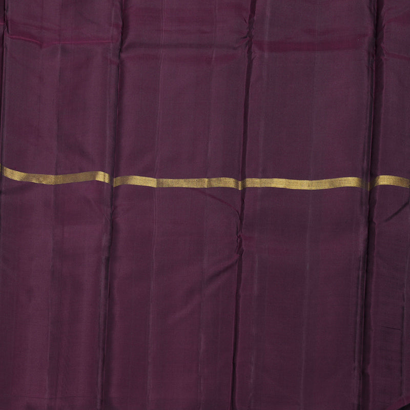Hayagrivas Mubagam(Sea Blue,Silver Grey And Dark Purple) Handloom Kanjivaram Silk Saree BBD1162K1-8