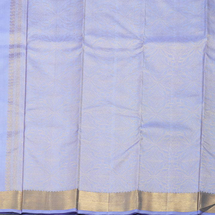 Hayagrivas Light Lilac Color Handloom Kanjivaram Silk Saree BBD1164K1-3