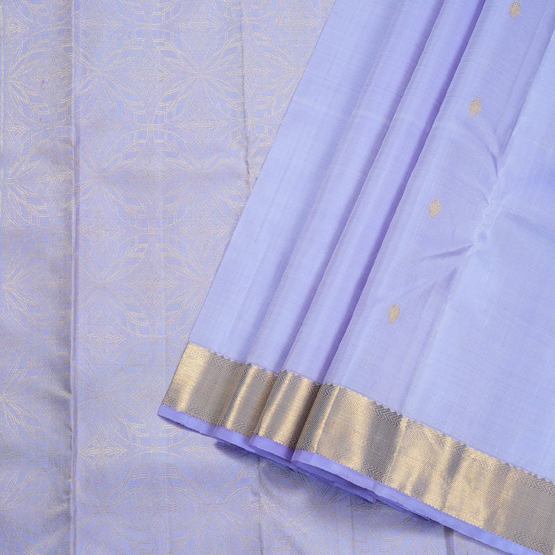 Hayagrivas Light Lilac Color Handloom Kanjivaram Silk Saree BBD1164K1-3