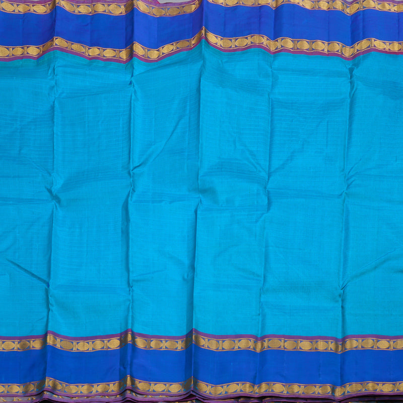 Hayagrivas Sky Blue Handloom Kanjivaram Silk Saree BBD1165K1-6