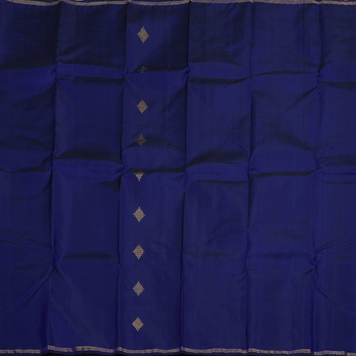 Hayagrivas Blue Handloom Kanjivaram Silk Saree BBD1167K3-2