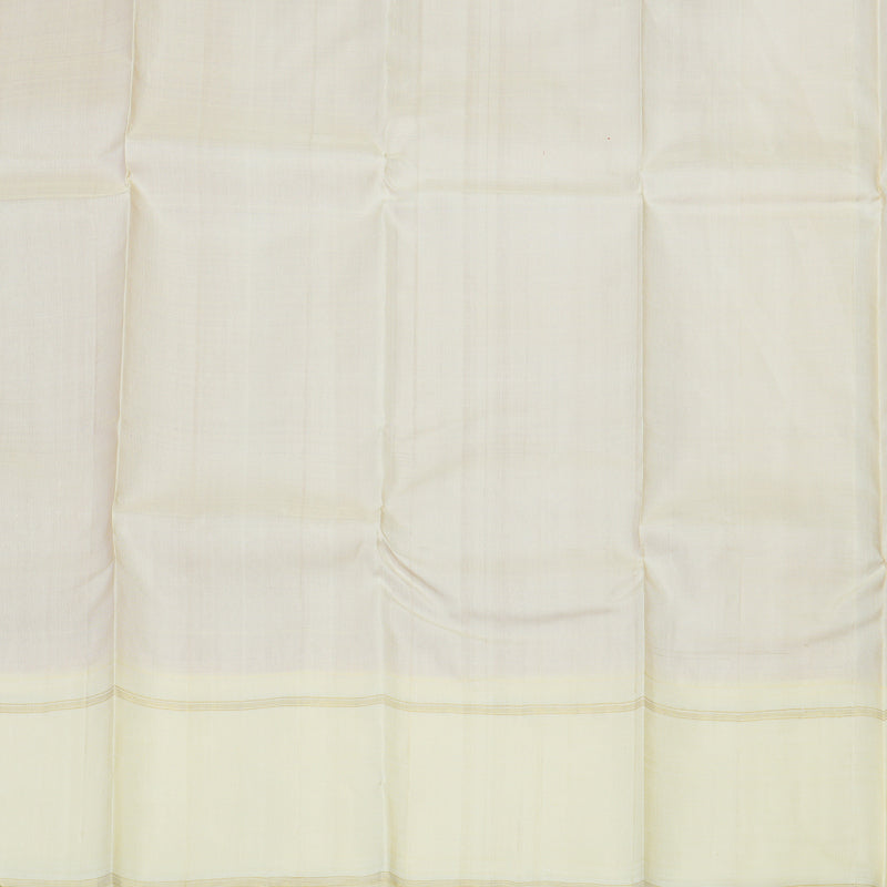 Hayagrivas Handloom Red Kanjivaram Silk Saree with Half-White Border BBD1167K9-3