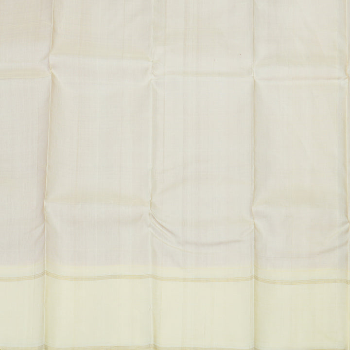 Hayagrivas Handloom Red Kanjivaram Silk Saree with Half-White Border BBD1167K9-3