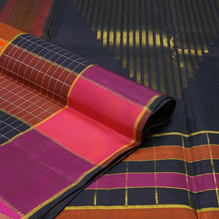 Hayagrivas Handloom Pure Kanjivaram Silk Saree in Graceful Sandal Beige BBD1178K6-1