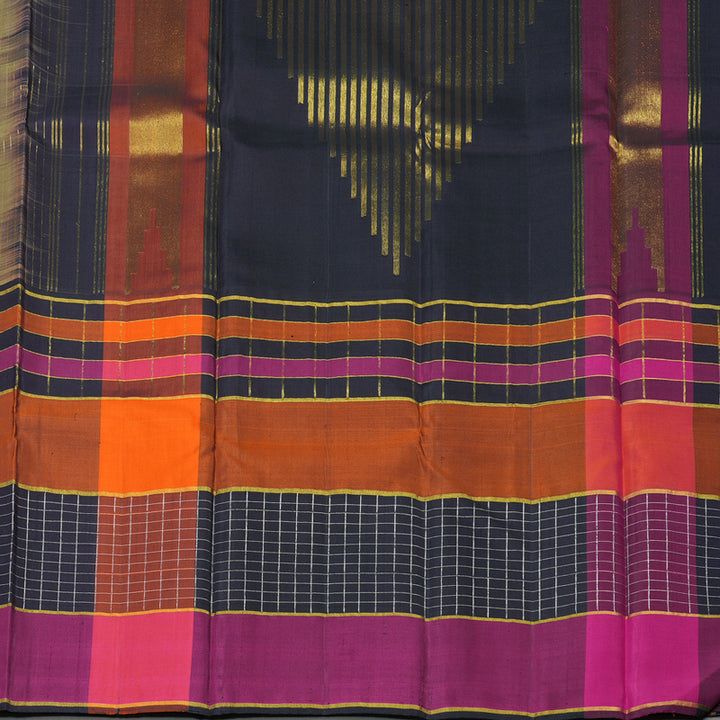 Hayagrivas Handloom Pure Kanjivaram Silk Saree in Graceful Sandal Beige BBD1178K6-1