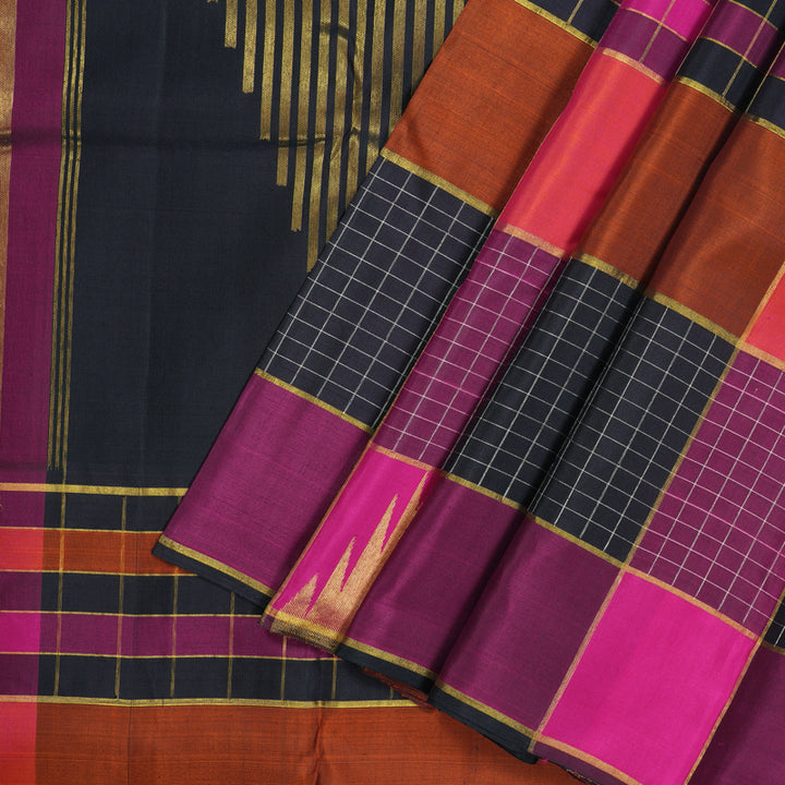 Hayagrivas Handloom Pure Kanjivaram Silk Saree in Graceful Sandal Beige BBD1178K6-1