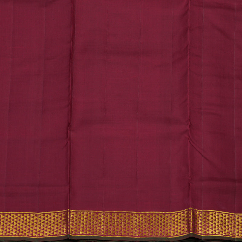 Hayagrivas Handloom Maroon Ten Yards Silk Saree BBD1193K2-1