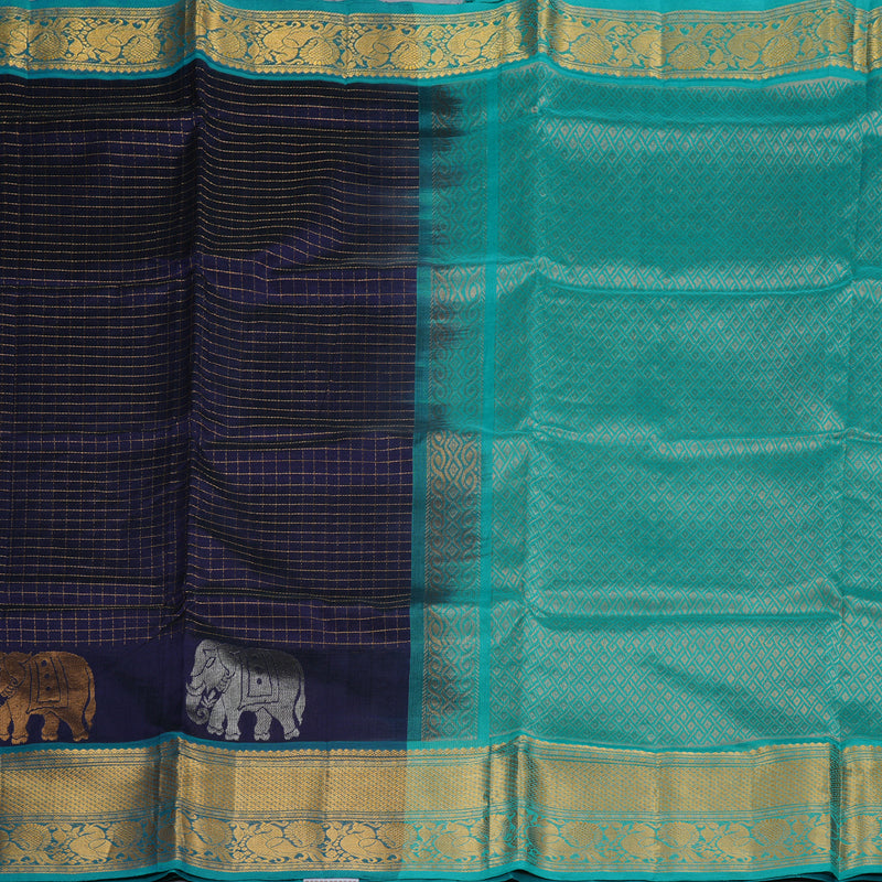 Hayagrivas Handloom Pure Silk Cotton Saree BBD1206K1-2