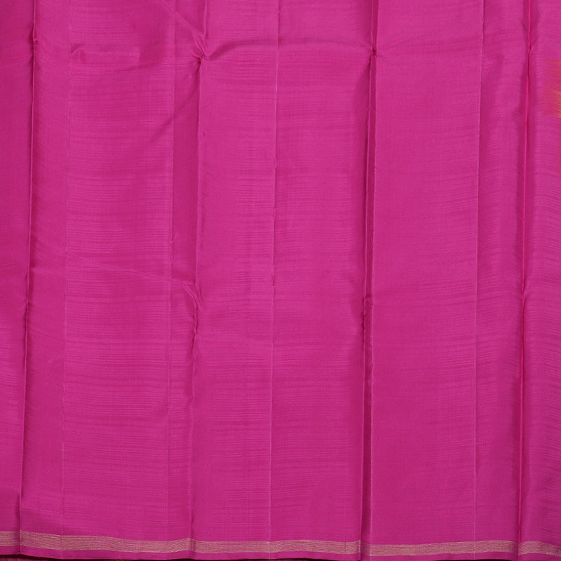 Hayagrivas Orangish Pink Handloom Soft Silk Saree BBD1211K3-5