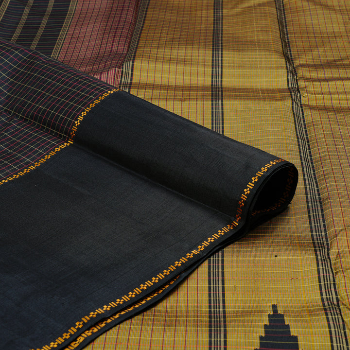 Hayagrivas Black Handloom Kanjivaram Silk Saree BBD1226K2-1