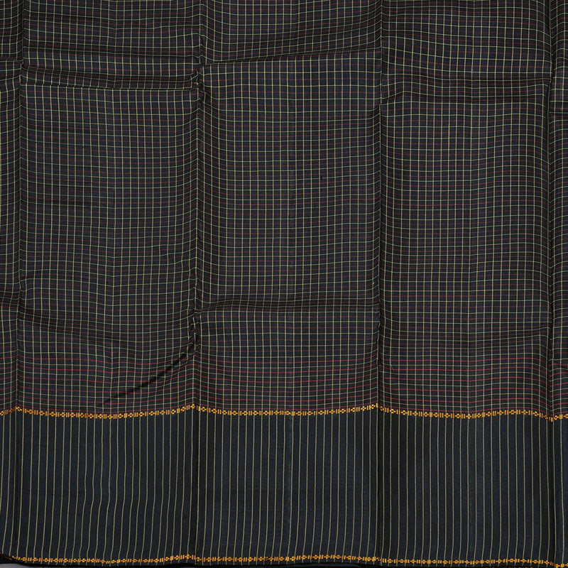 Hayagrivas Black Handloom Kanjivaram Silk Saree BBD1226K2-1