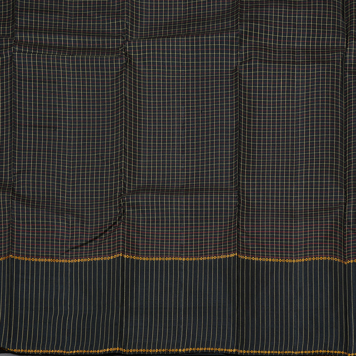 Hayagrivas Black Handloom Kanjivaram Silk Saree BBD1226K2-1