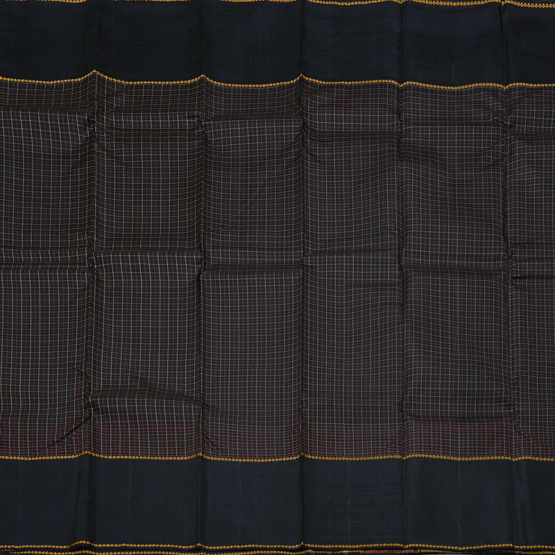 Hayagrivas Black Handloom Kanjivaram Silk Saree BBD1226K2-1