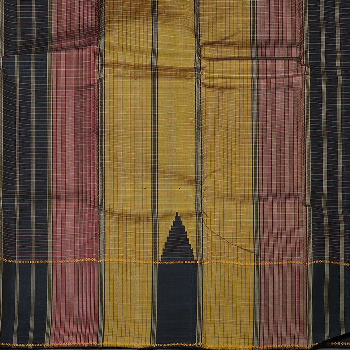 Hayagrivas Black Handloom Kanjivaram Silk Saree BBD1226K2-1