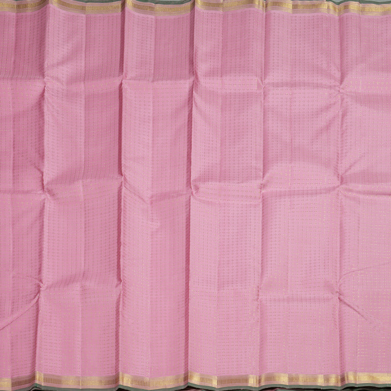 Hayagrivas Rose Pink Handloom Kanjivaram Silk Saree BBD1229K2-1