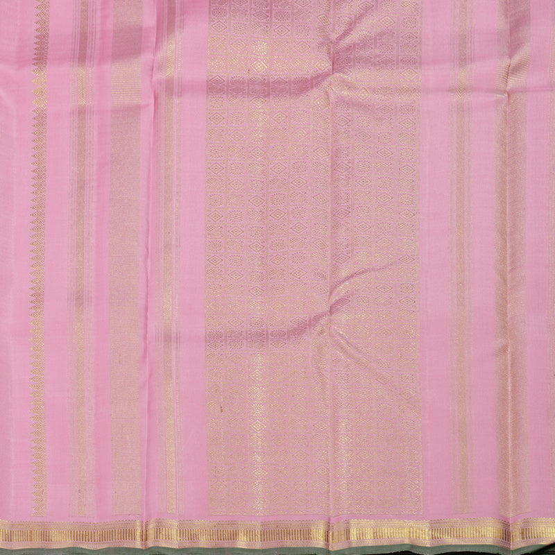 Hayagrivas Rose Pink Handloom Kanjivaram Silk Saree BBD1229K2-1