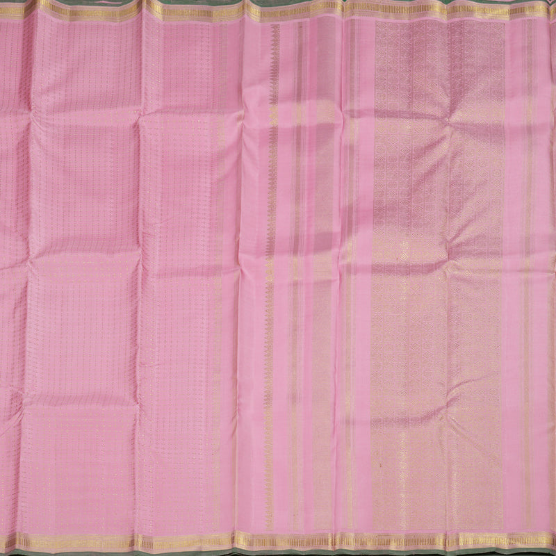 Hayagrivas Rose Pink Handloom Kanjivaram Silk Saree BBD1229K2-1